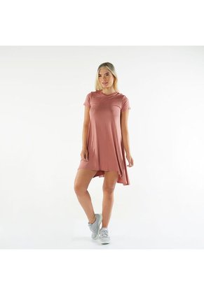 VESTIDO RIFLE MUJER 270B000 ROSA MEDIO Talla L