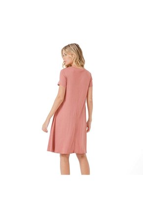 VESTIDO RIFLE MUJER 270B000 ROSA MEDIO Talla S