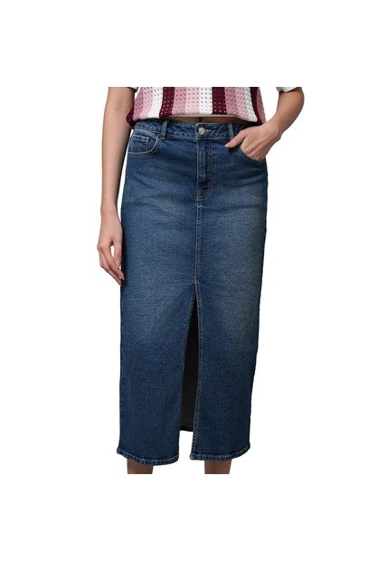 FALDA RIFLE MUJER 241H002 AZUL MEDIO Talla 8