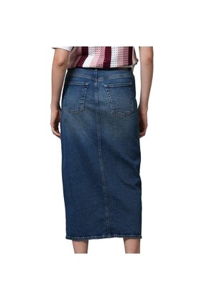 FALDA RIFLE MUJER 241H002 AZUL MEDIO Talla 8