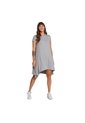 VESTIDO RIFLE MUJER 270B000 IN VE CT RT GRIS CLARO Talla XL de RIFLE