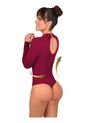 Body Faja Panty Hilo Ritchi Cuello Alto Manga Larga Recogido Lateral de Ritchi