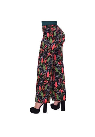 Pantalón Tipo Relax Estampado De Flores Ritchi Ritchi
