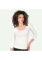 Blusa Control Manga 3/4 Cuello Redondo Ritchi Mujer de Ritchi