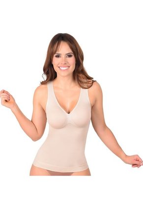 Blusa Control Mujer Sisa Cuello Corazón Slim Casual Ritchi