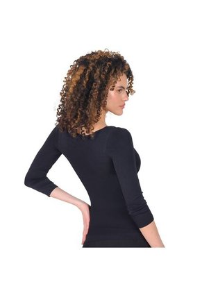 Blusa Control Manga 3/4 Cuello Redondo Ritchi Mujer