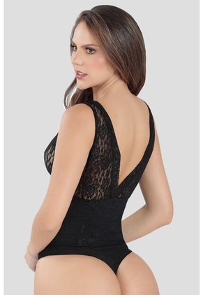 Body Faja Ritchi Con Encaje Manga Sisa Cómodo Versátil Hilo