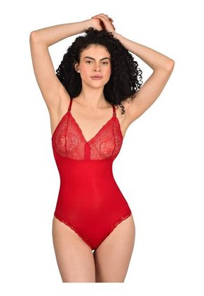 Body Faja Ritchi Con Tiras De Encaje Cómodo Versátil