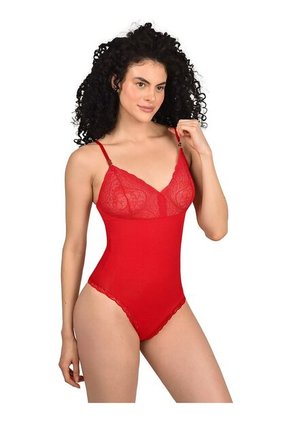 Body Faja Ritchi Con Tiras De Encaje Cómodo Versátil