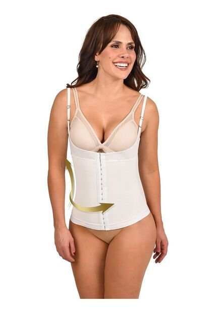 Camiseta Faja Busto Libre Con Broches Cargaderas Removibles Control Látex Powernet Ritchi