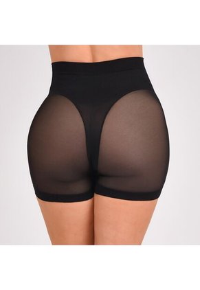 Panty Faja Control Tipo Cachetero Ritchi Transparencia En Tull Apariencia Tanga Brasilera