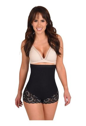 Panty Faja Control Tipo Boxer Ritchi Talle Alto Con Encaje Elástico Siliconado