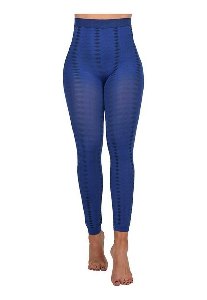 Leggins Ritchi Ajuste Perfecto Con Transparencia Media Diseño En Rombos