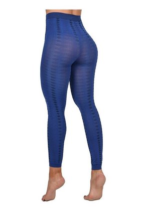 Leggins Ritchi Ajuste Perfecto Con Transparencia Media Diseño En Rombos