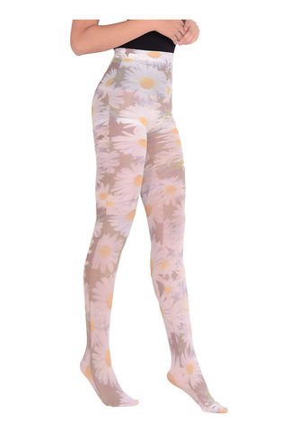 PANTY MEDIA OPACA SOFT TOUCH DISEÑO FLORES RITCHI Ritchi