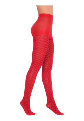 PANTY MEDIA OPACA SOFT TOUCH CON DISEÑO RITCHI