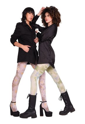 PANTY MEDIA OPACA SOFT TOUCH ESTAMPADO CON DISEÑO RITCHI