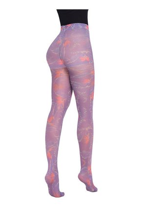 PANTY MEDIA OPACA SOFT TOUCH CON DISEÑO ESTAMPADO RITCHI