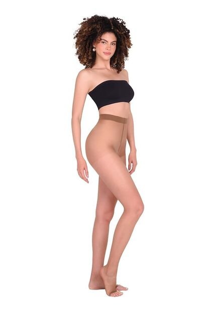 Media Velada Con Diseño Puntera En Sandalia