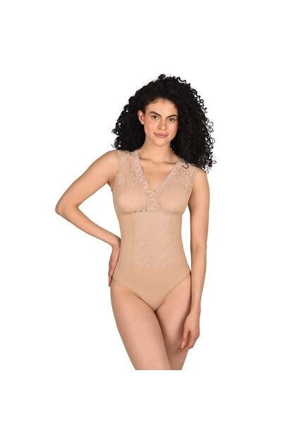 Body Faja Ritchi Con Encaje Manga Sisa Cómodo Versátil Hilo