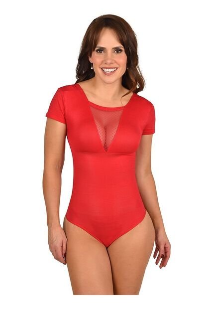 Body Faja Ritchi Manga Corta Con Diseño En Busto Control Abdomen Espalda