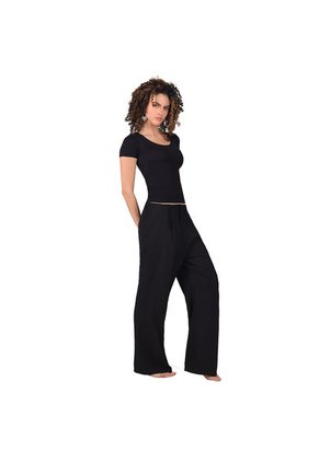 Blusa Control Manga Corta Con Escote Redondo Ritchi