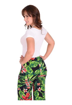 Blusa Control Manga Corta Con Escote Redondo Ritchi