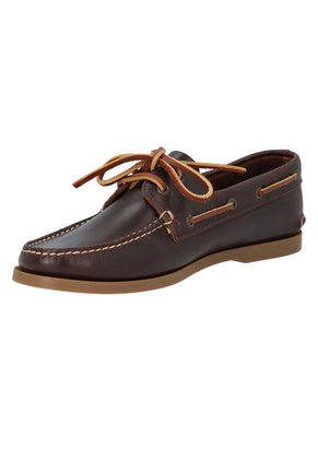 Mocasín CUERO Hombre Boat AMARETTO RKF