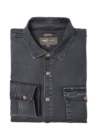 Camisa M/L Denim Fibras Naturales Para Hombre RK1110211622-TX7 RKF Rkf