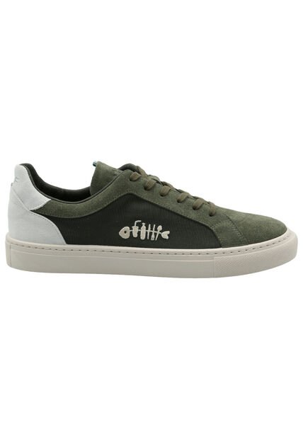 Tenis Cuero Hombre Tifon Verde Rockford RKF