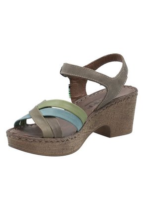 Sandalia Cuero Mujer Dalia Verde Rockford RKF