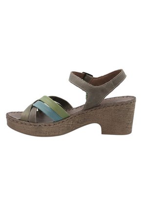 Sandalia Cuero Mujer Dalia Verde Rockford RKF