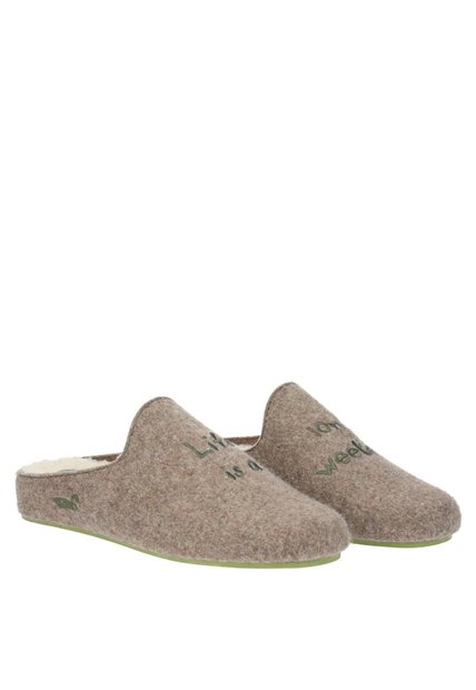 Babuchas Slipper Fibras Recicladas Hombre Rockford Marron RKF