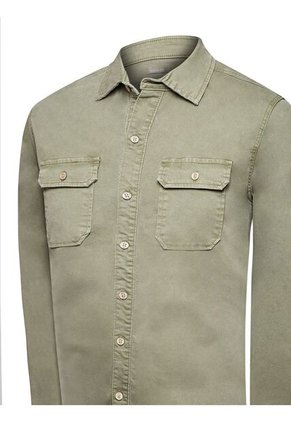 Camisa Manga Larga Hombre Rockford SHR-DENIM-SPM25 Gris RKF