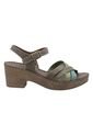Sandalia Cuero Mujer Dalia Verde Rockford RKF de Rkf