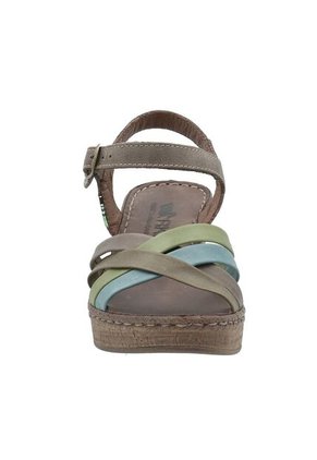 Sandalia Cuero Mujer Dalia Verde Rockford RKF