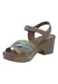 Sandalia Cuero Mujer Dalia Verde Rockford RKF de Rkf