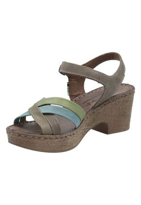 Sandalia Cuero Mujer Dalia Verde Rockford RKF