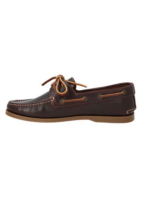 Mocasín CUERO Hombre Boat AMARETTO RKF