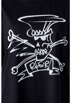 Camiseta De Slash Negra Manga Corta Género Neutro XL