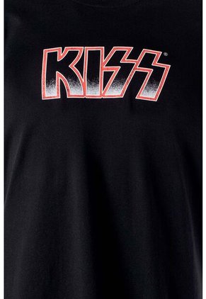 Camiseta De Kiss Relax Fit Para Hombre S