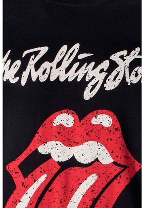 Camiseta De The Rolling Stones Relax Fit Para Hombre L