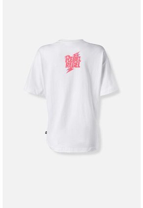 Camiseta De David Bowie Relax Fit Para Mujer XL