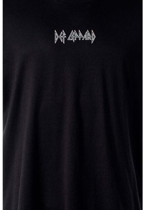 Camiseta De Def Leppard Relax Fit Para Hombre XS