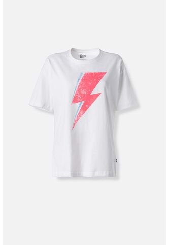 Camiseta De David Bowie Relax Fit Para Mujer M ROCKBANDS