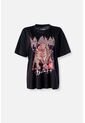 Camiseta De Def Leppard Relax Fit Para Mujer XS de ROCKBANDS