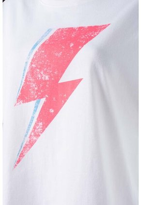 Camiseta De David Bowie Relax Fit Para Mujer XS