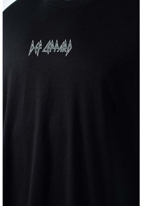 Camiseta De Def Leppard Relax Fit Para Hombre XL