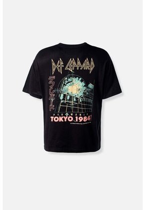 Camiseta De Def Leppard Relax Fit Para Hombre XL