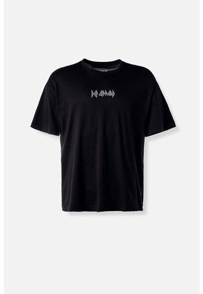 Camiseta De Def Leppard Relax Fit Para Hombre XS